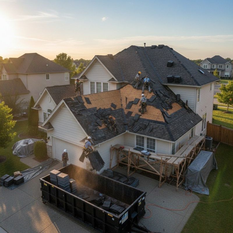 Damaged Roof Replacement in Manchester, NH