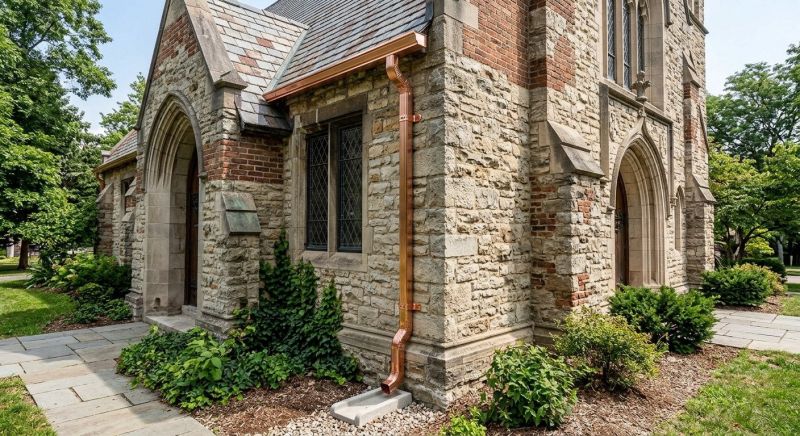 Church Downspout Repair in Mcdonough, GA
