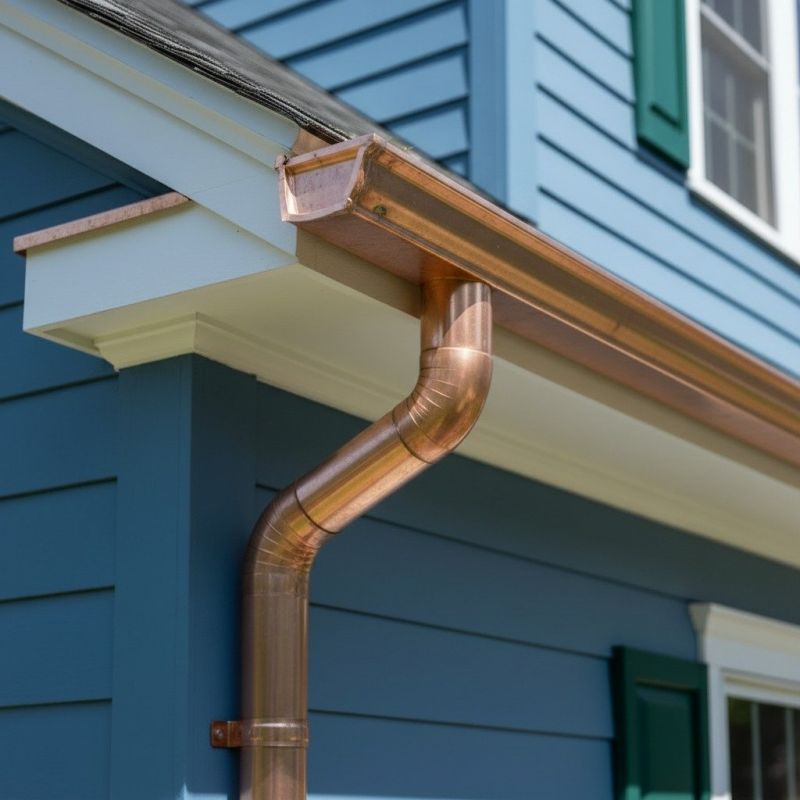 Copper Gutter Installation in Mcdonough, GA