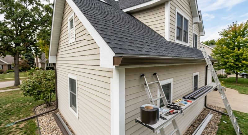 Steel Rain Gutter Installation in Mcdonough, GA